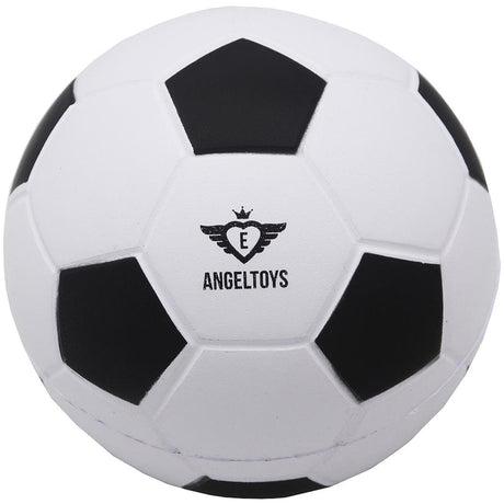 Engelhart soft foam voetbal ø12,5cm zwart wit