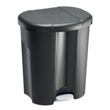 Rotho Trio Waste Bucket 10L + 2x15L Black