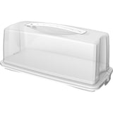 Rotho fresh cakedoos rechthoek 36x16.5x16.5 cm wit transparant