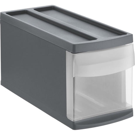 Rotho Systemix Design Drawer Unit 39.5x17x20.3 cm Anthracite