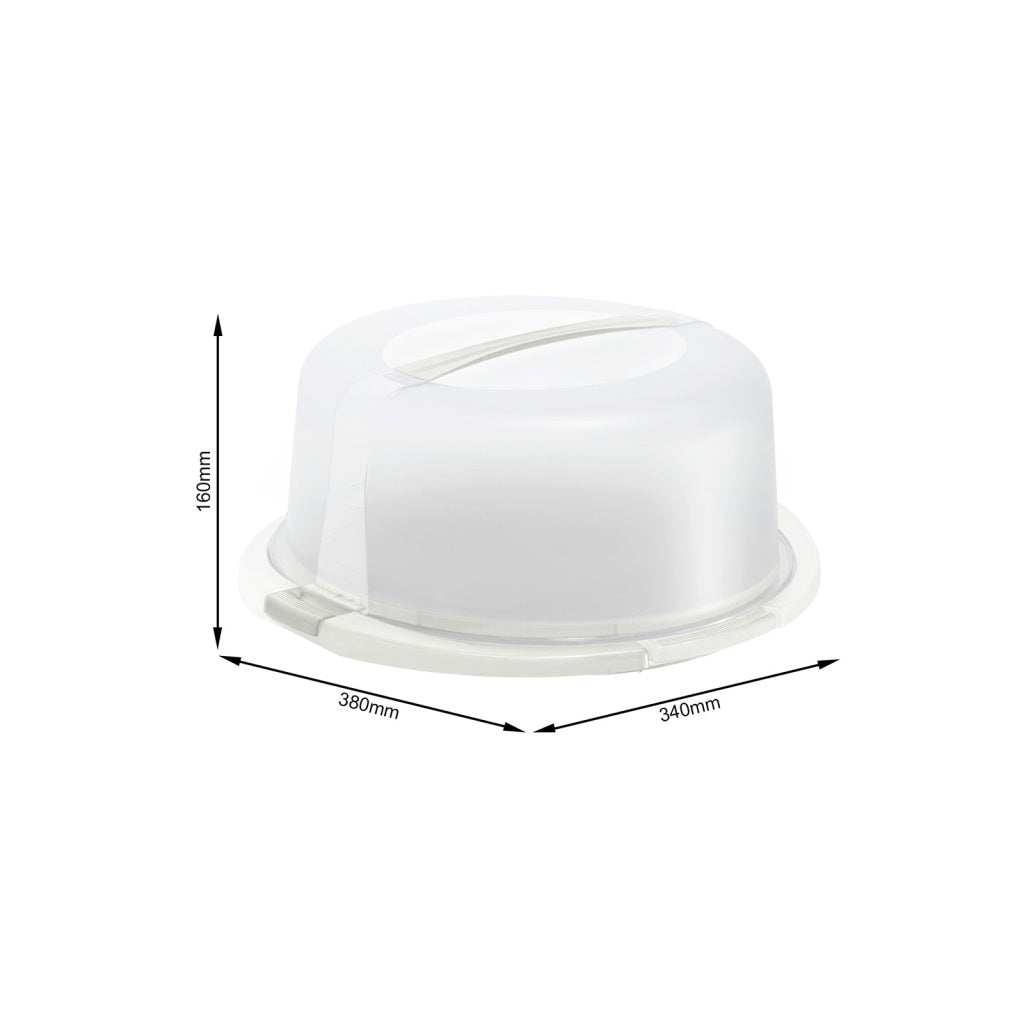 Rotho Fresh Cake Box White Cool White