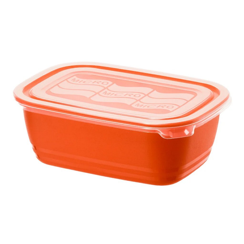 Rotho Rotho Eco Microwave box 1L Papaya Red