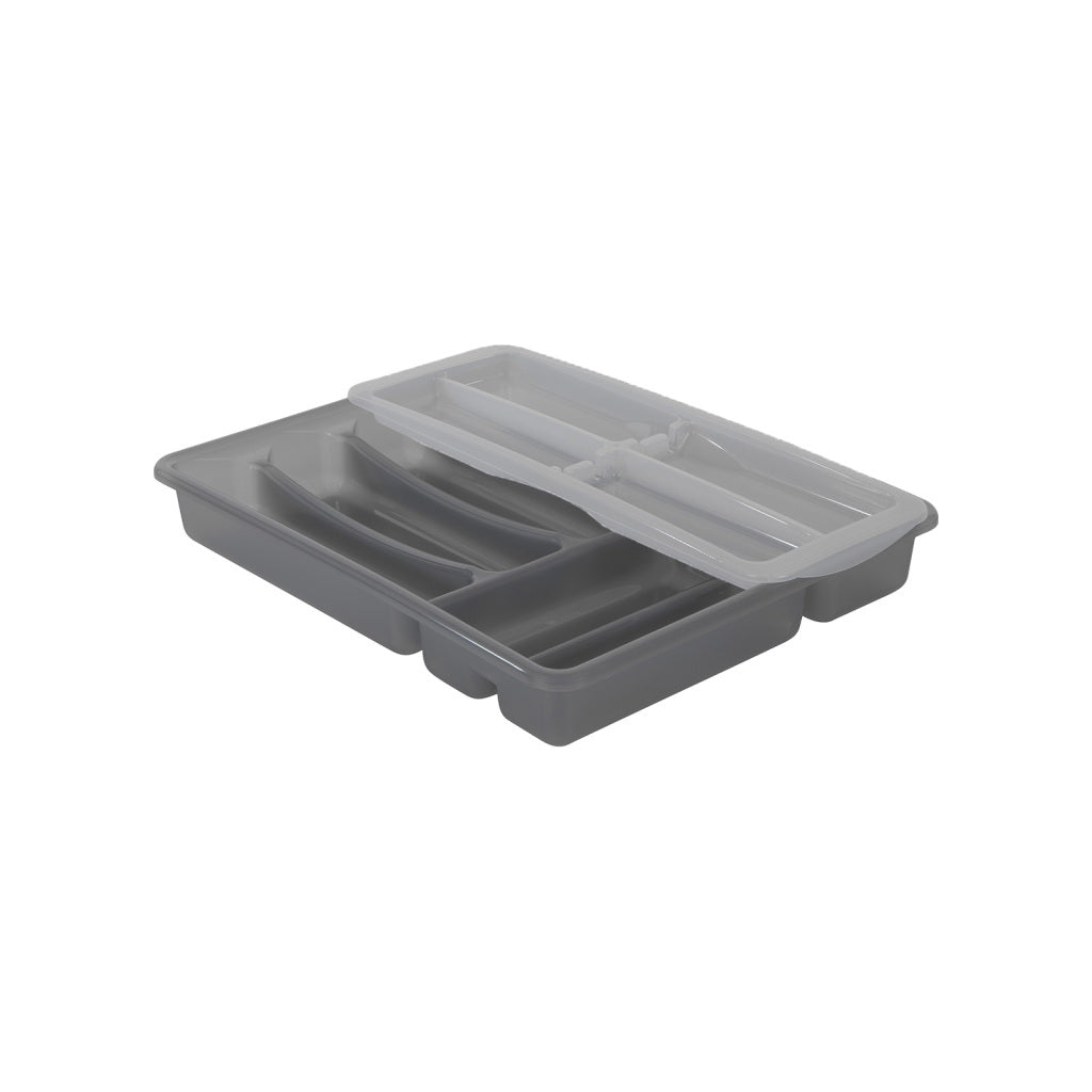 Rotho Basic Cinery Box 6 Compartments Variabile Antracite