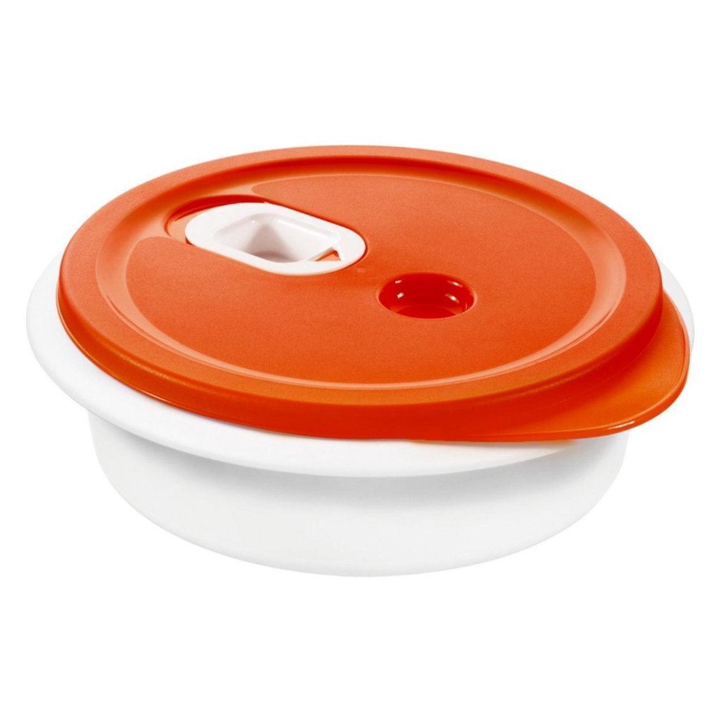 Rotho Clever Microwaveboard 1L Papaya Red