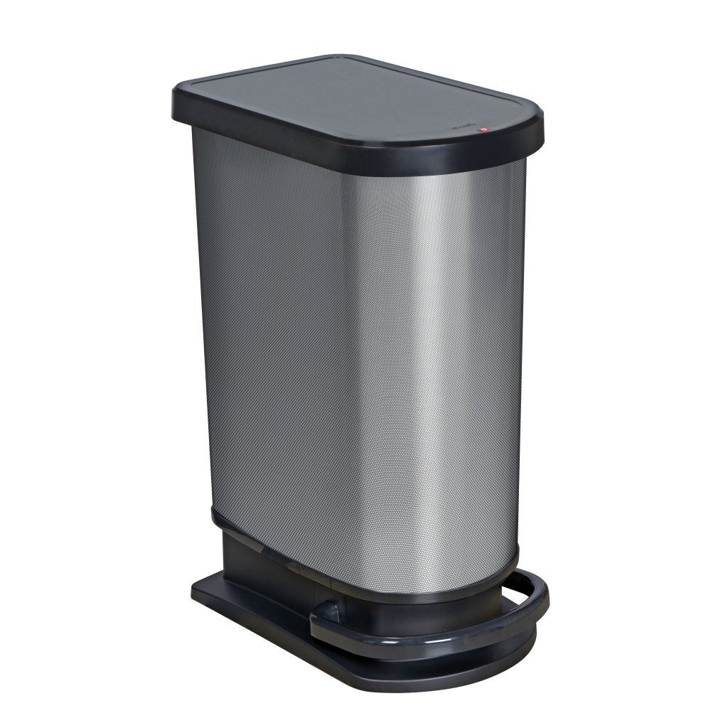 Rotho Paso Pedal Bin 50l kolmetallisk