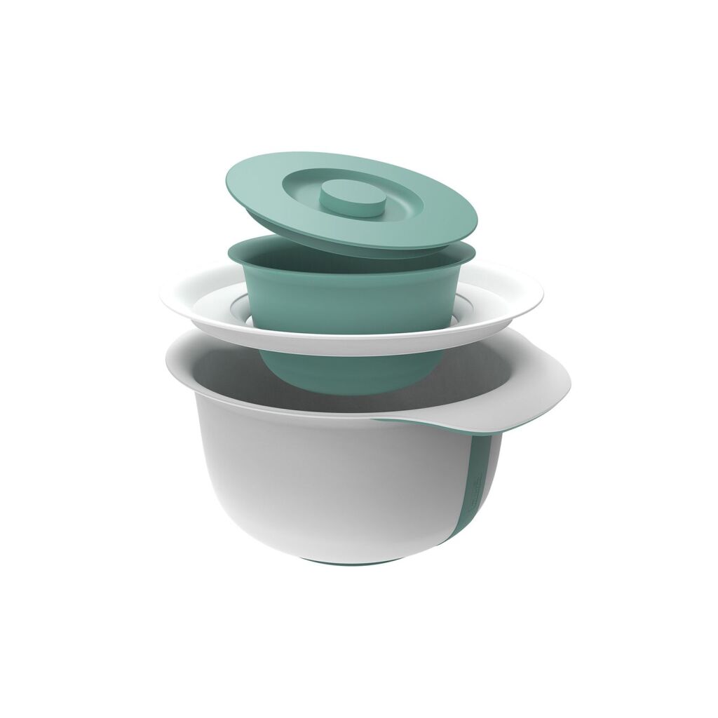 Rotho Fresh Montering Bowl med Splash Cover 4L Mistletoe Green