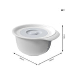 Rotho Fresh Mounting bowl with splash cover 4L Cool Gray