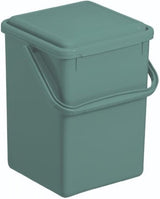 Rotho Bio Waste Bucket 9L Mistletoe Green