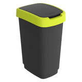 Rotho Twist Waste Bin 25L Lime Anthracyt