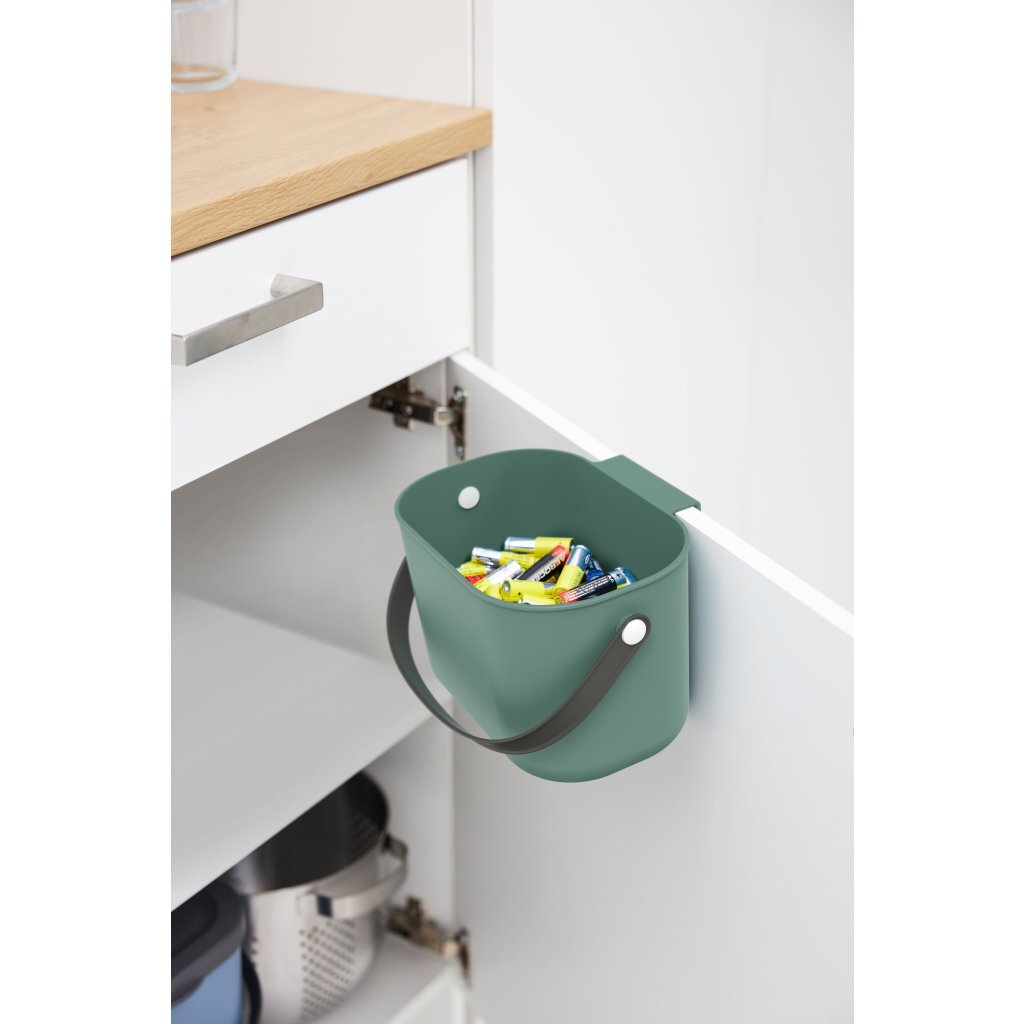 Rotho Albula Bio Waste Bin 3,2L Green