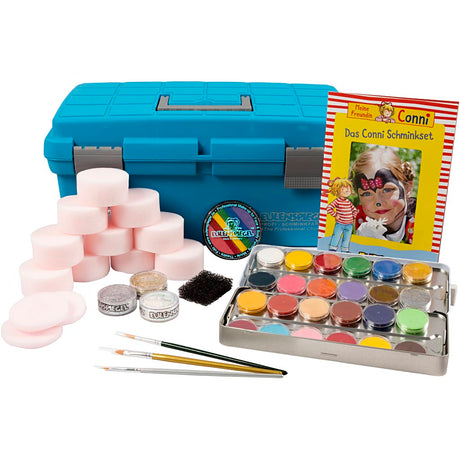 Eulenspiegel Facepaint - Starter Set, verschidde Faarwen, 1 Set
