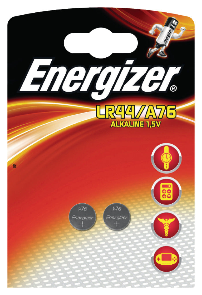 Enerdis Alcalino 1.5 V LR44 A76 Blister 2 pezzi