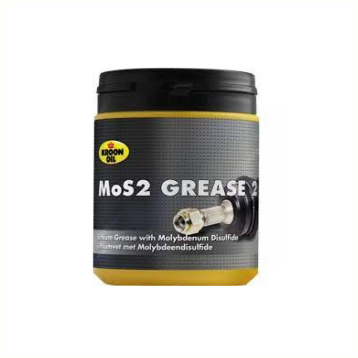 Kroon-Oil MOS2 Grease EP 2, Multipurpose Lithium vet. Pot 600 gram