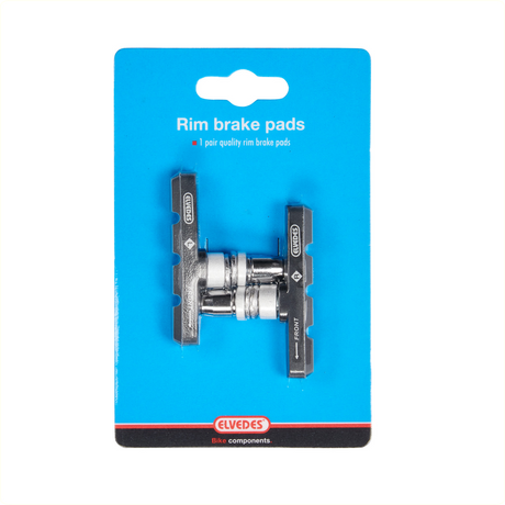 Bremseklosser V-brems 60 x 14 mm svarte 2 stykker