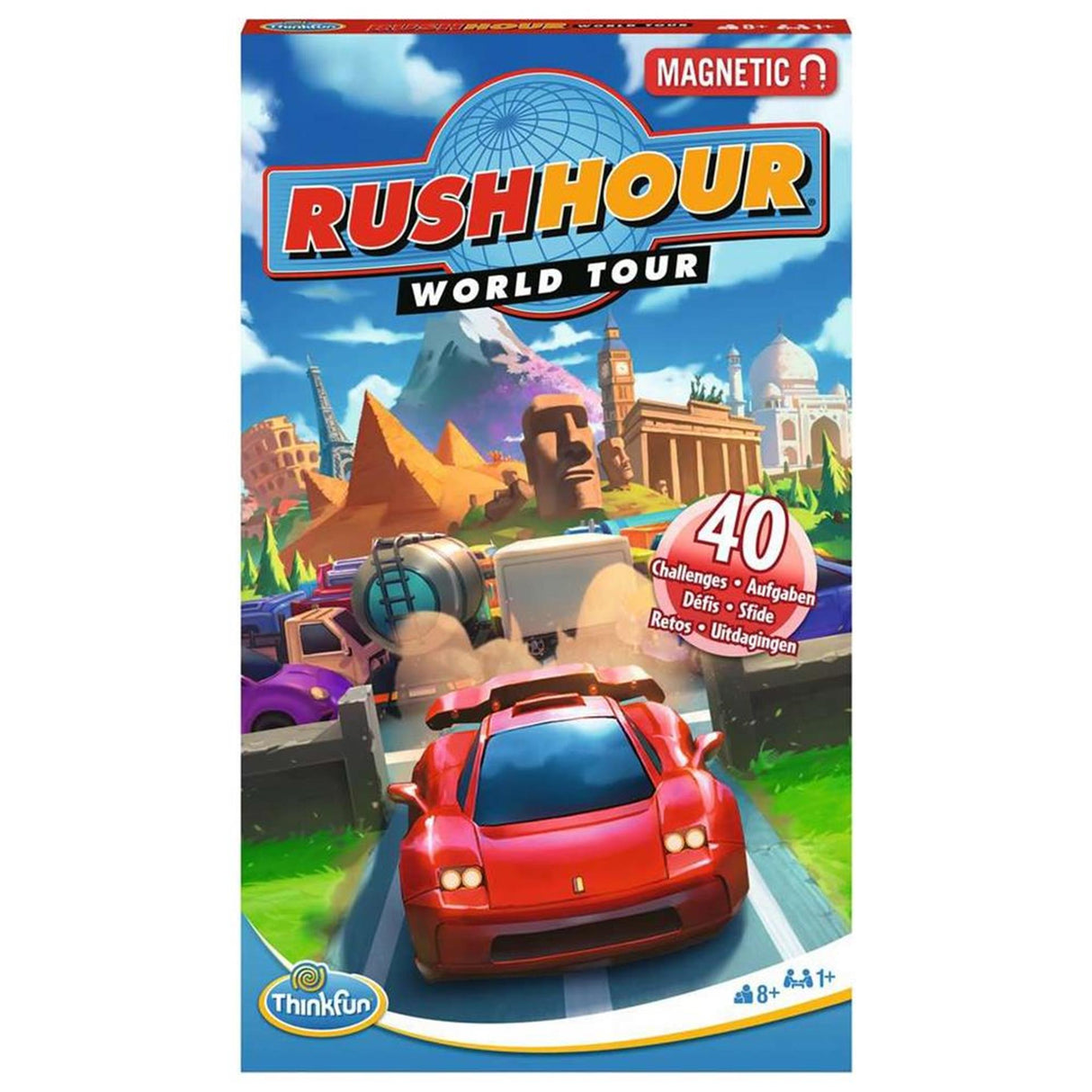 Ravensburger ThinkFun Rush Hour World Tour Puzzle Game