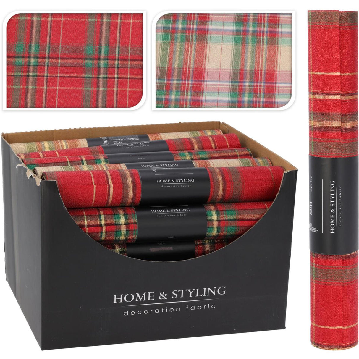 Home styling decorative fabric diamond Christmas 28x250cm