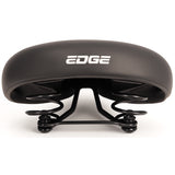 Edge City Retro Bicycle Saddle - Black (Workshop Packaging)
