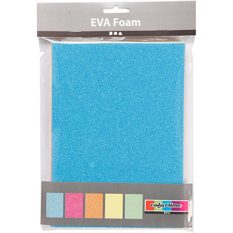 Creativ company foam sheets, a5, sheet 150x210 mm, thickness 2 mm, various colors, 5 sheets 1 box
