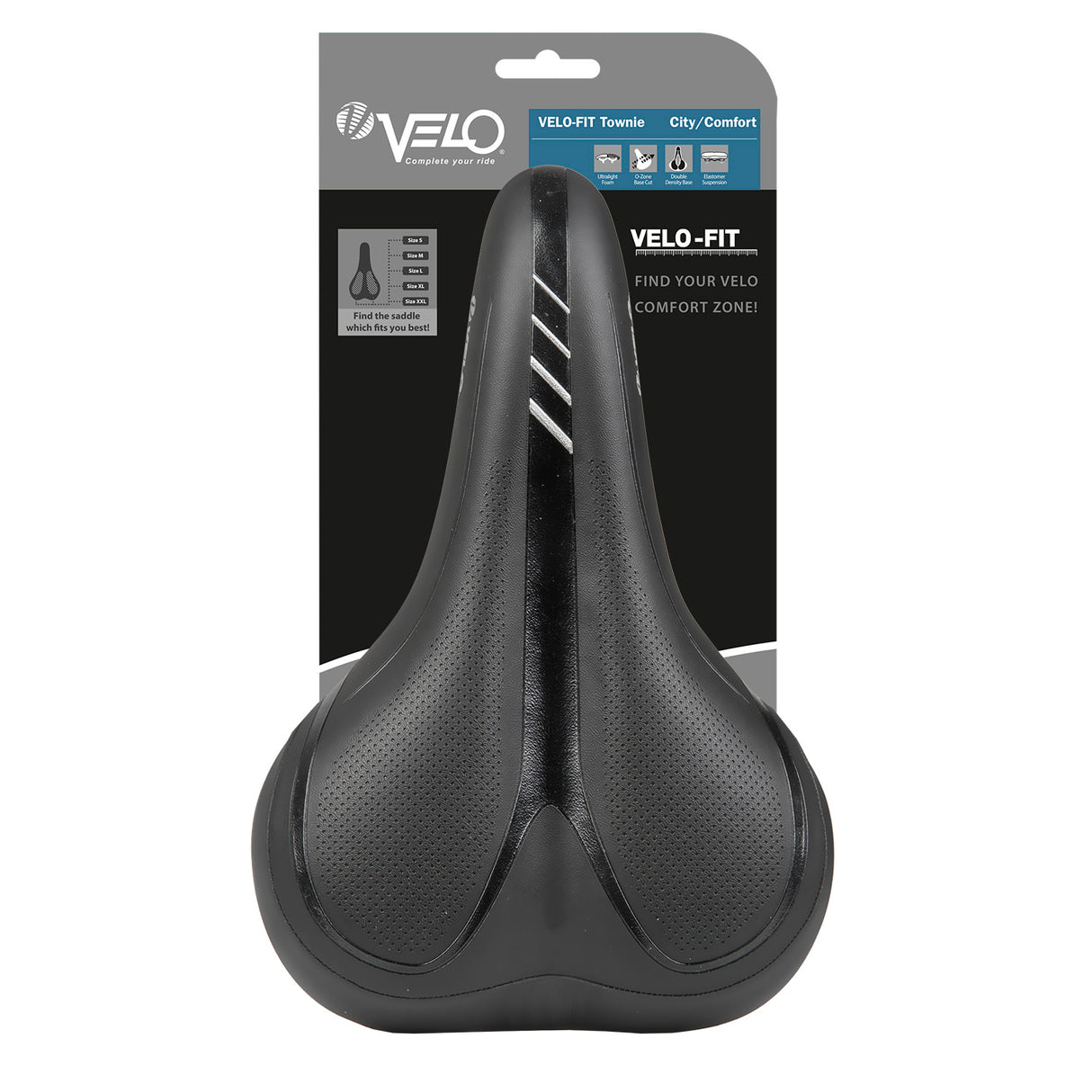 Velo Saddle Townie M Let komfortskum