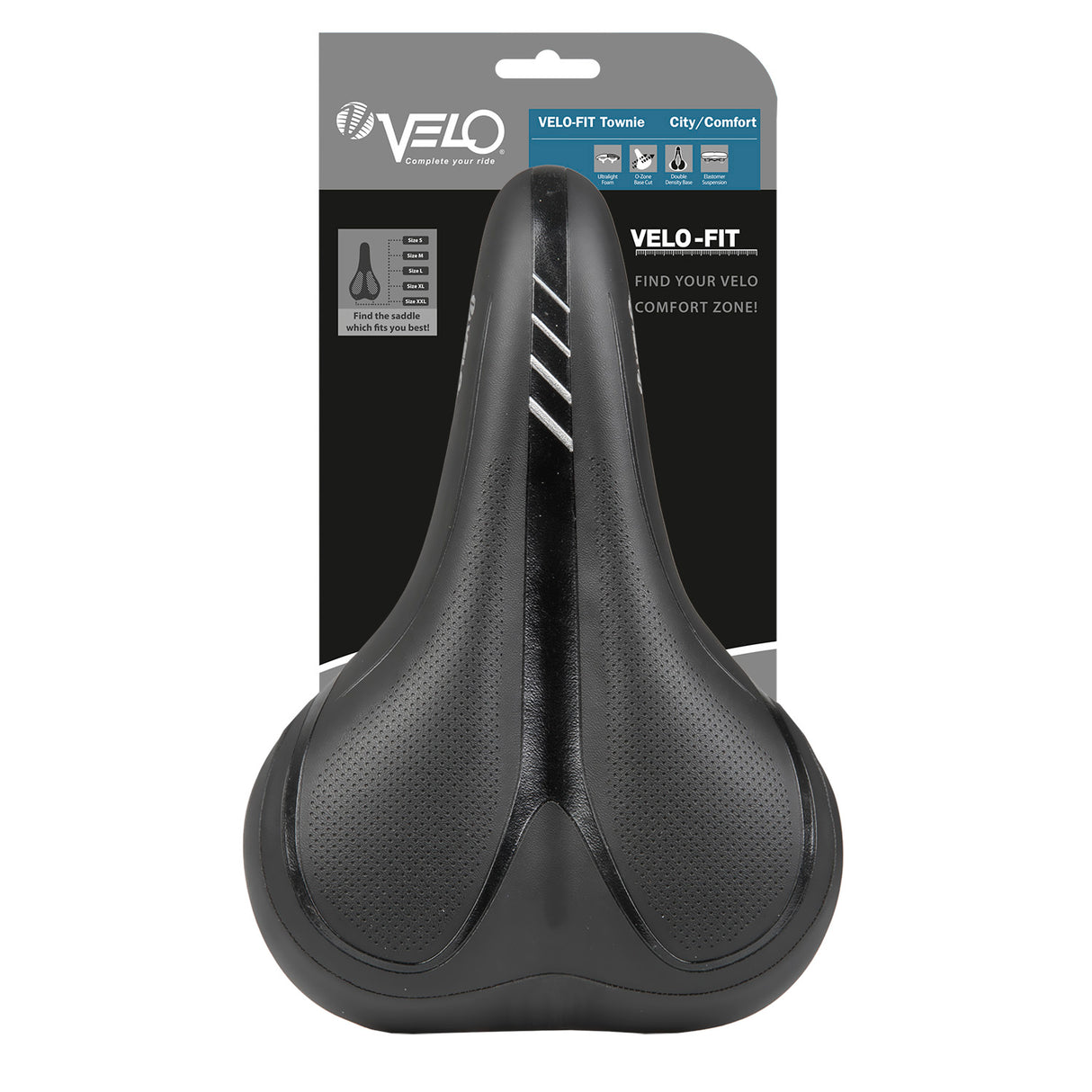 Velo Saddle Townie L Light Comfort Foam