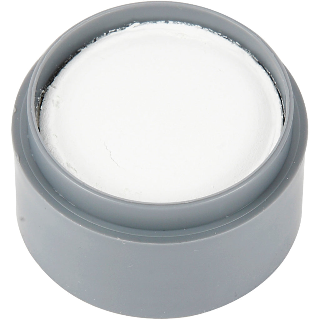Grimas face paint, white, 15 ml 1 box