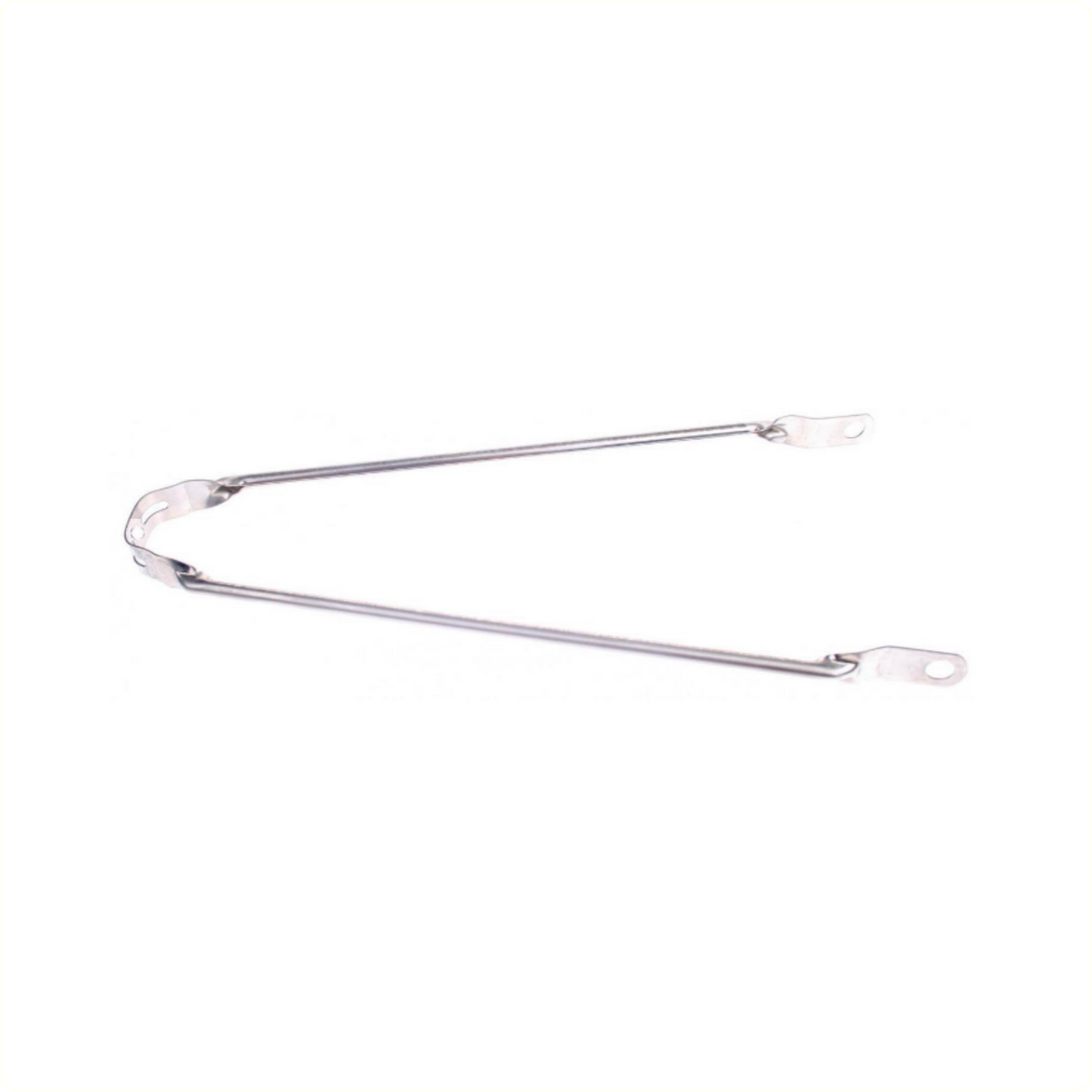 Étiquette blanche Fortboard Rod 28 en acier inoxydable (grand trou)