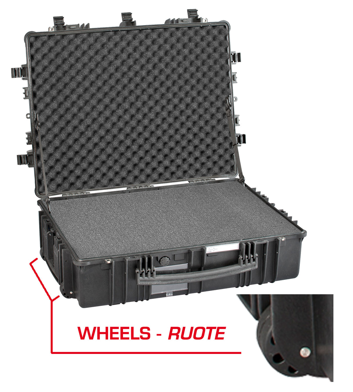 Explorer Cases 7726 Black Suitcase with Pluck Foam