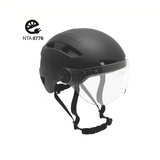 Falkx Helm vizier 59-61 cm matzwart maat L