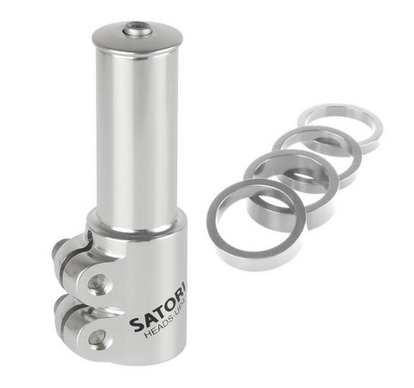 Satori 1-1 8 stem extension - silver