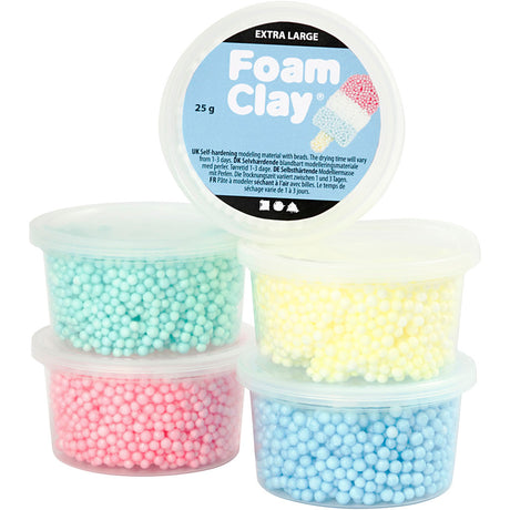 Creativ company https: www.cchobby.nl foam-clay-extra-large-diverse-colours-5x25-gr-1-doos
