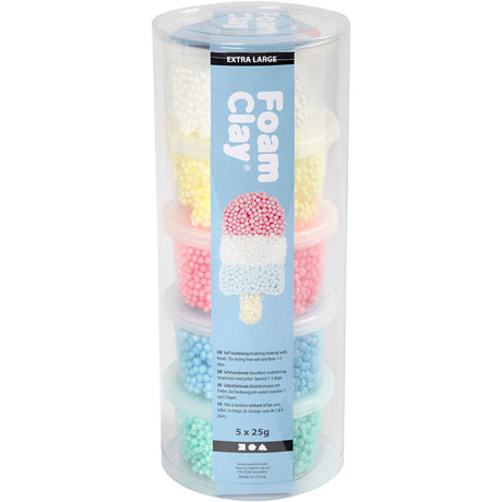 Creativ company https: www.cchobby.nl foam-clay-extra-large-diverse-colours-5x25-gr-1-doos