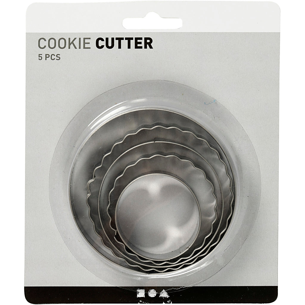 Creativ Company cookie cutters, circle, 5 pcs.