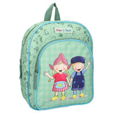 Vadobag fien agus teun backpack cairde ainmhithe