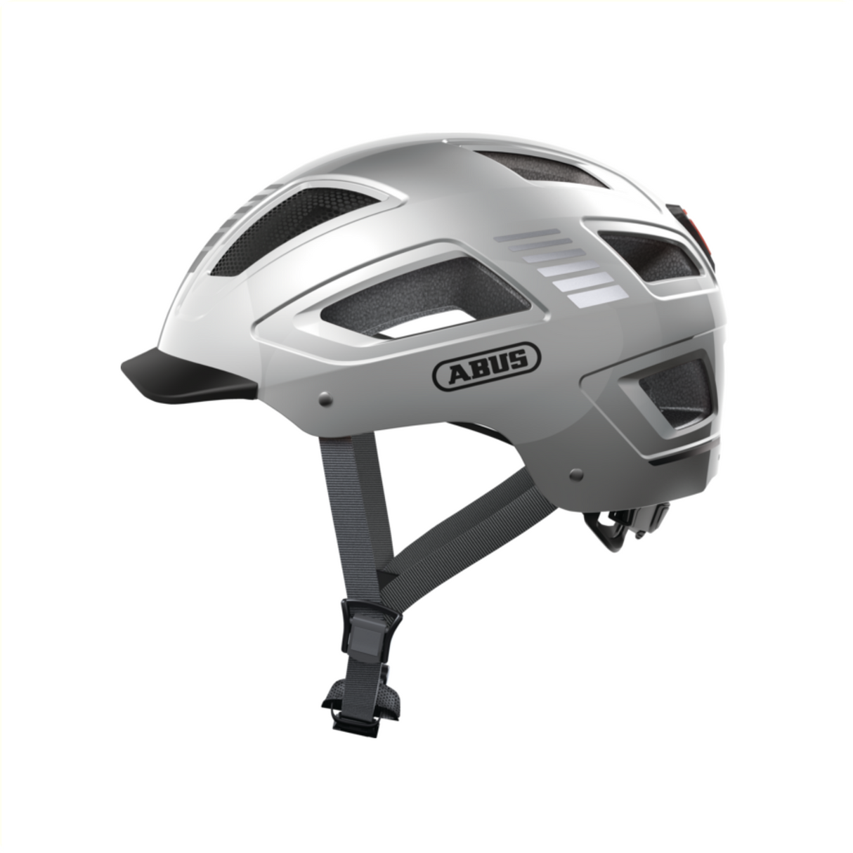 Abus Helm Hyban 2,0 Signal Sëlwer m 52-58Cm