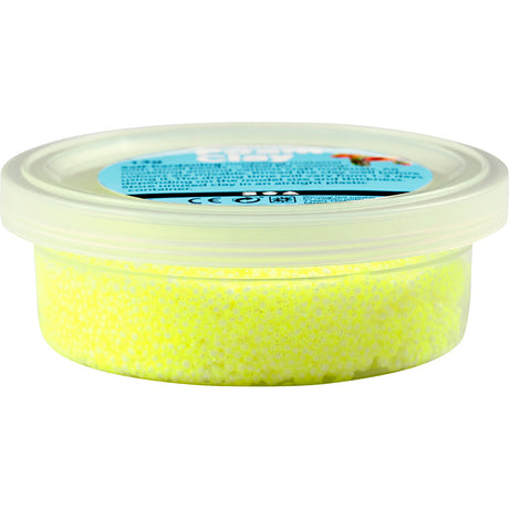 Foam clay ®, třpytky, žlutá, 35 gr 1 krabička