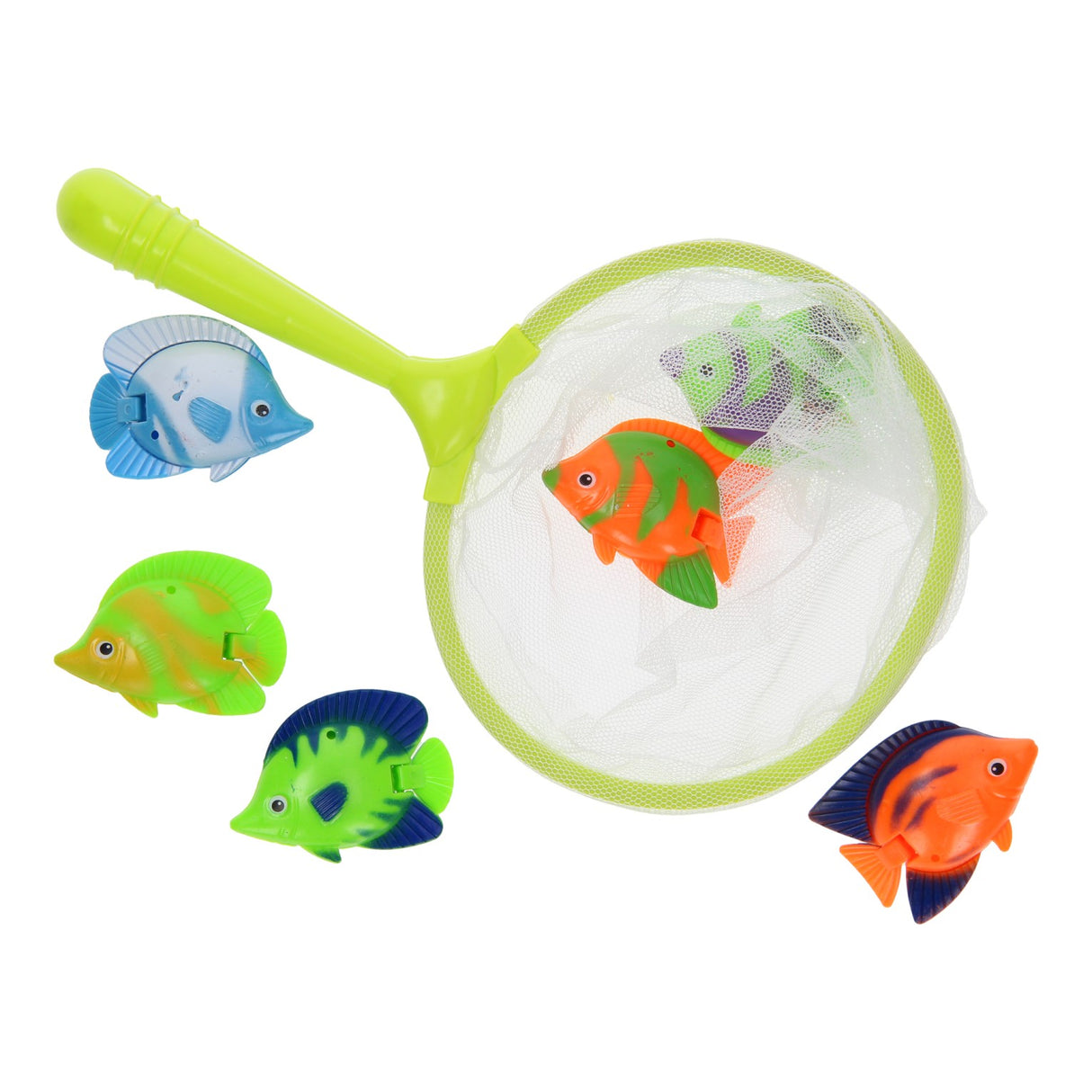 Diving with fishing net, 7 pcs.