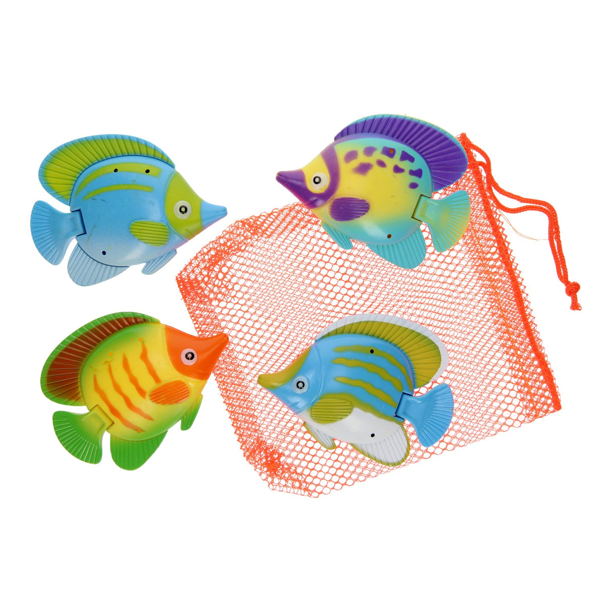 Diving fish with net, 4st.