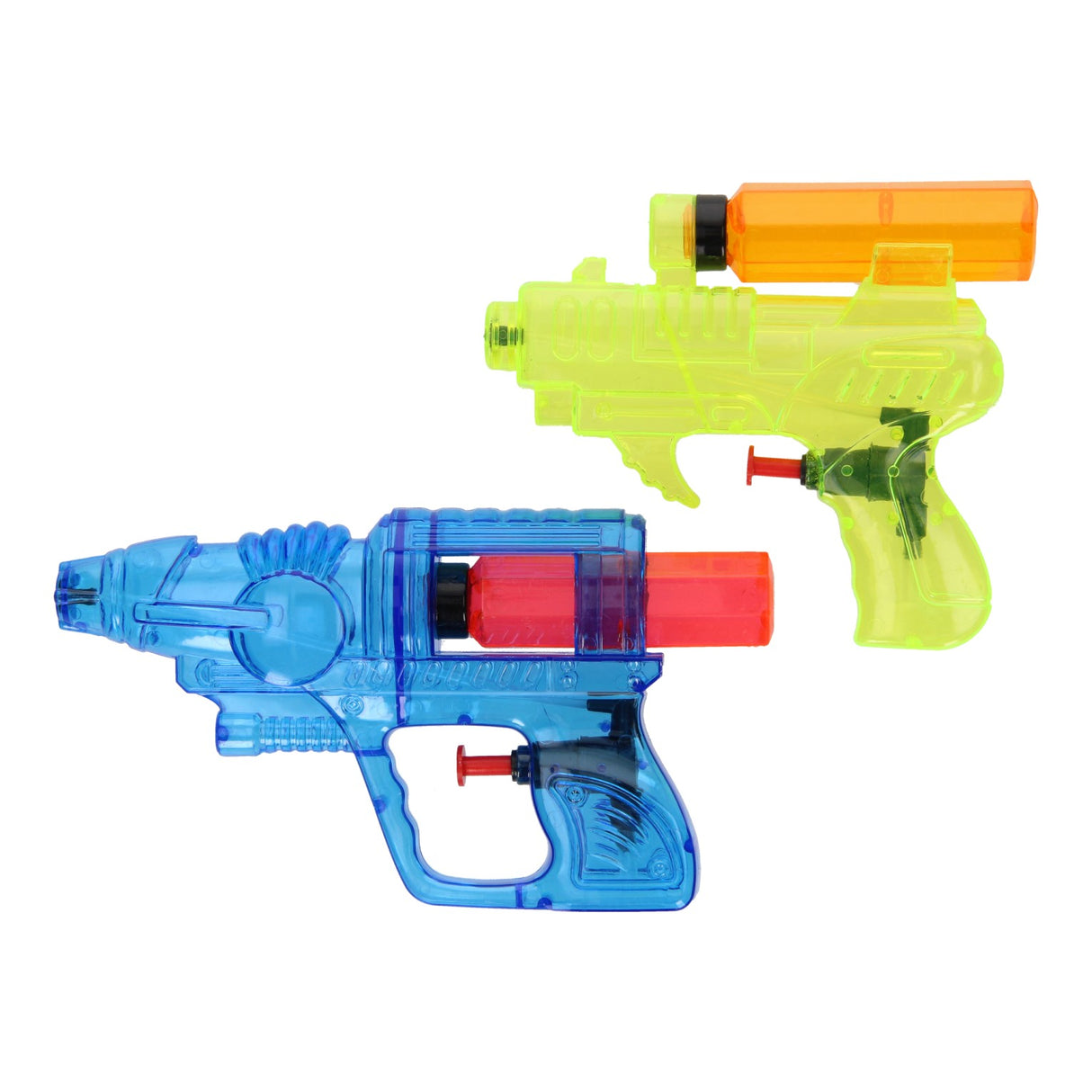 Colored water pistols, 2 pcs.