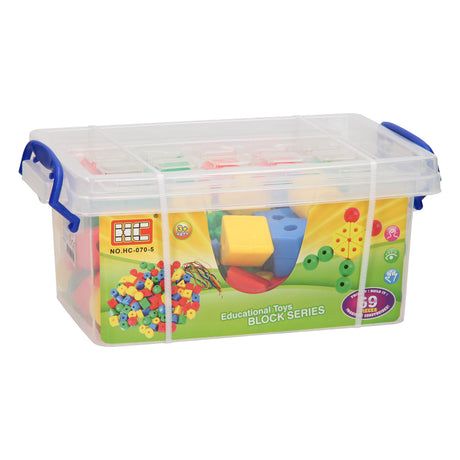 Albatross fishing beads toys mega beads in storage box 69pcs.