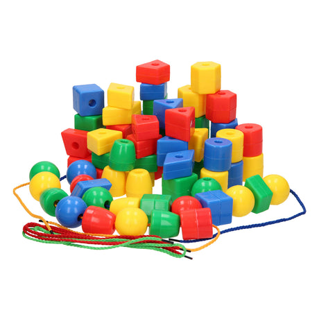 Albatross fishing beads toys mega beads in storage box 69pcs.