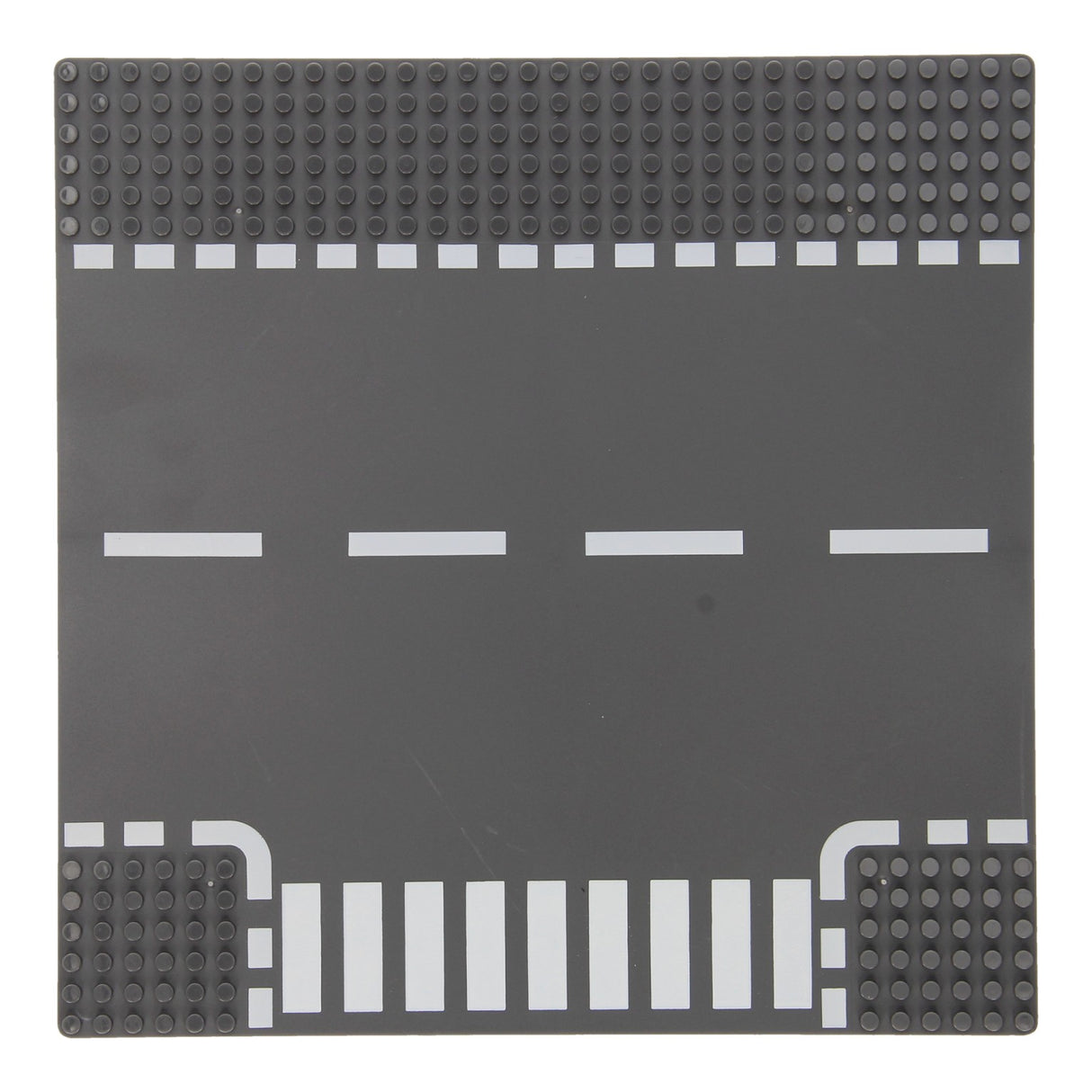 Construction plate T-junction gray