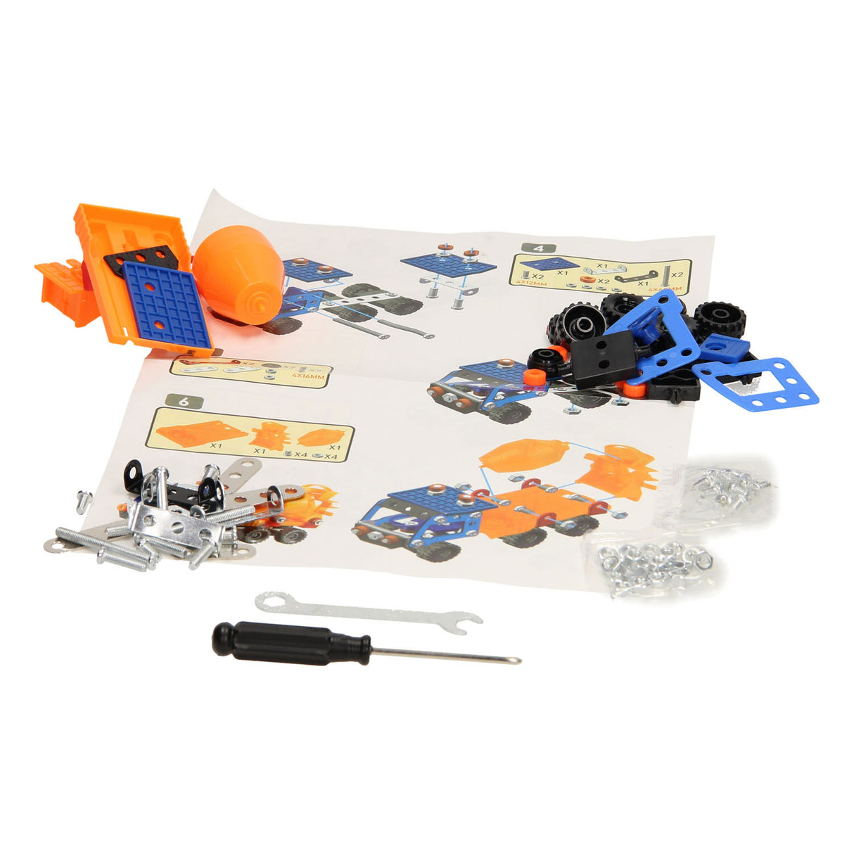 Construction set silo wagon, 81 pcs.