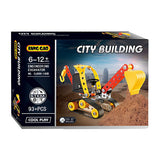 Jeu de construction chenilles pour mini pelle, 93 pièces.