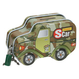 Blikken spaarpot auto