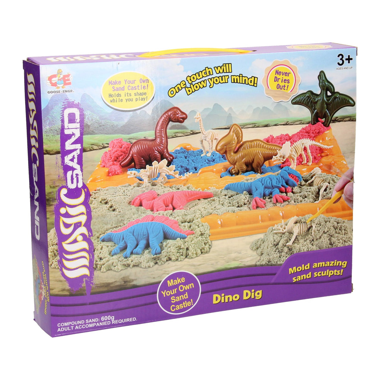 Play sand set Groot Dinosaurus