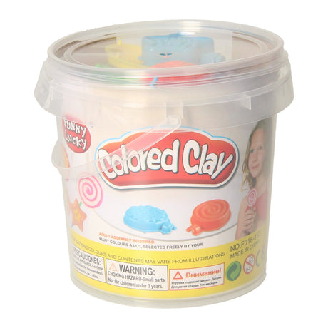 Lobbes kleiset in opbergbox lolly's maken - 12 kleuren klei