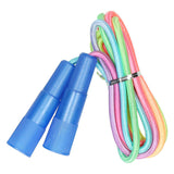Jump rope with rainbow cord