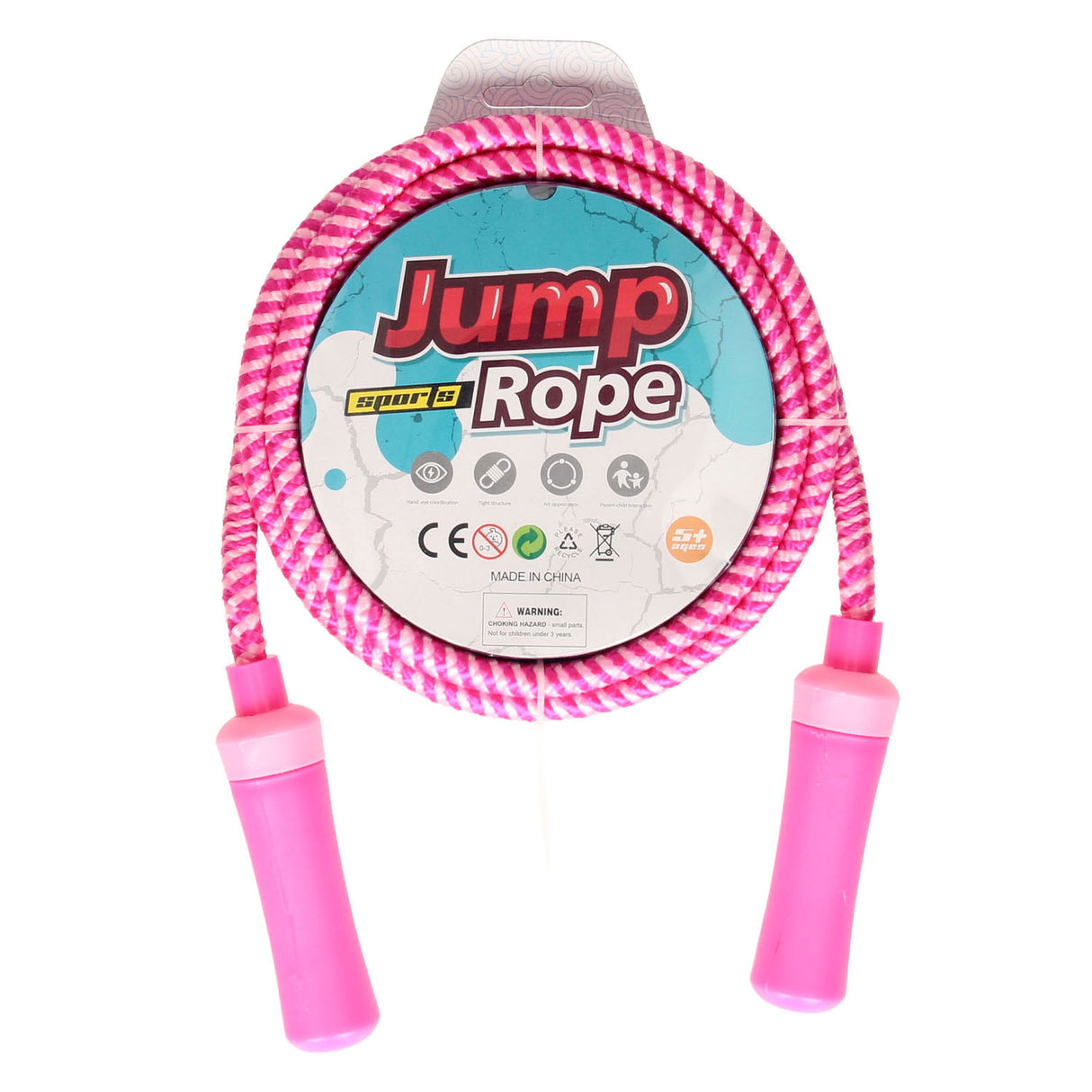 Striped skipping rope, 200cm