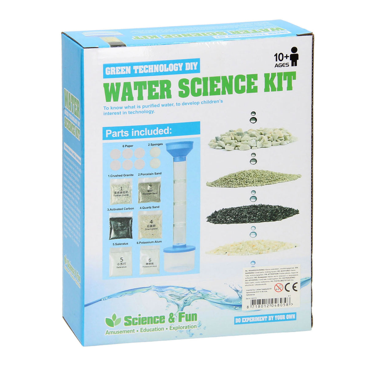 Water science kit experiment set