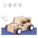 Kit di costruzione in legno Pull String Car